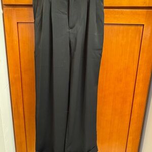 Black Wide-Leg Trousers